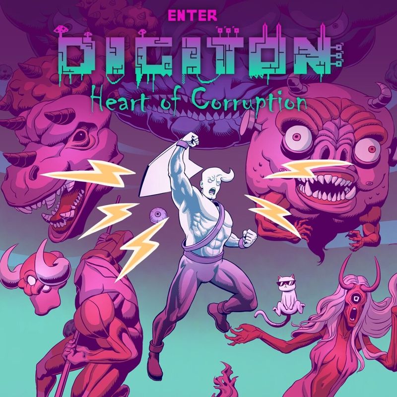 Enter Digiton: Heart of Corruption box art for Playstation 4